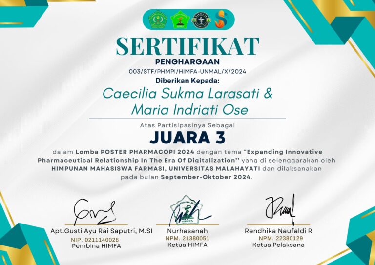 Juara 3 Lomba Poster